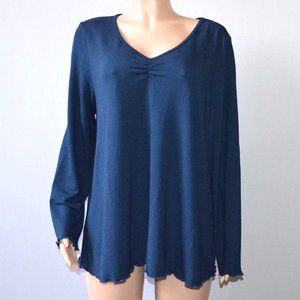 Women's Comfy Long Sleeve Pajama Top Size XXL